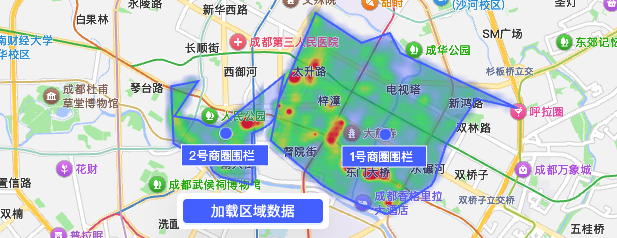 智能选址评估背景图